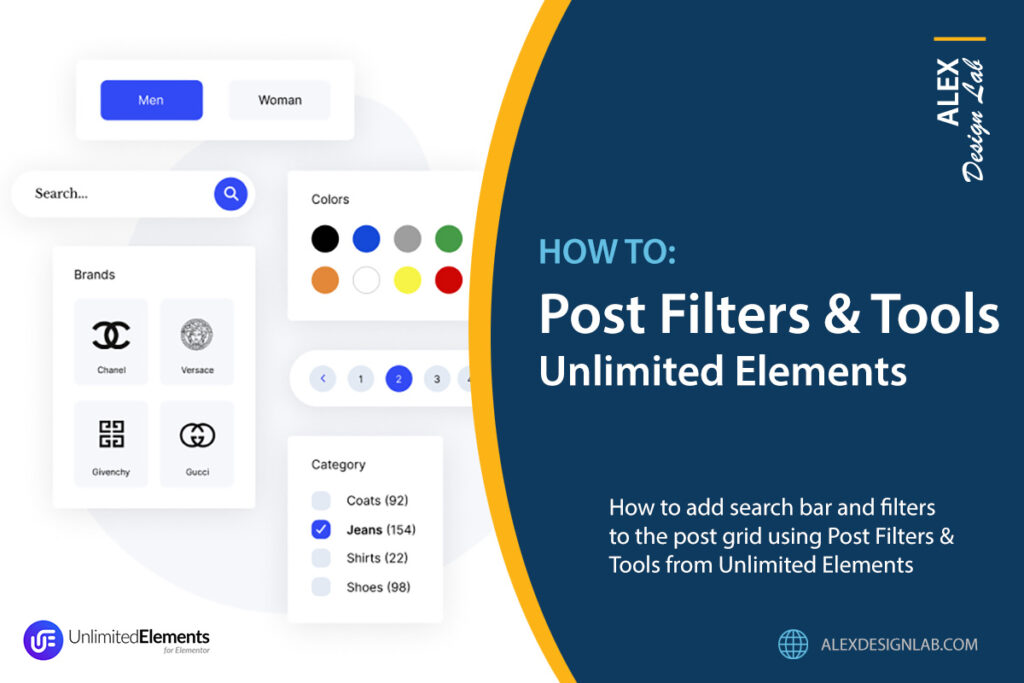 Unlimited Elements’ Post Filters & Tools